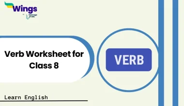 Verb Worksheet for Class 8