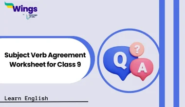 Subject Verb Agreement Worksheet for Class 9