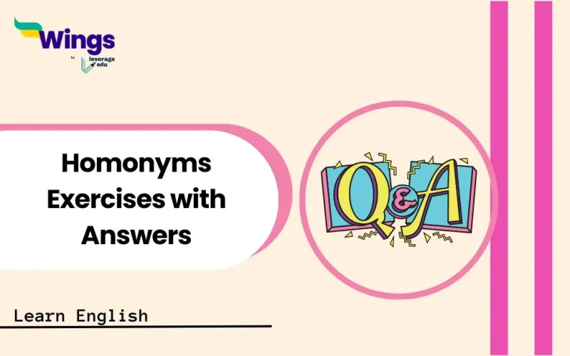 Homonyms Exercises with Answers