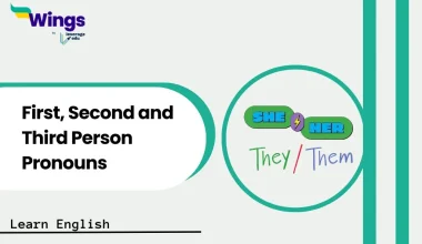 First Second and Third Person Pronouns