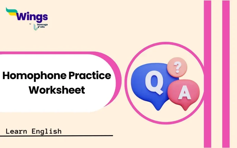 Homophone Practice Worksheet