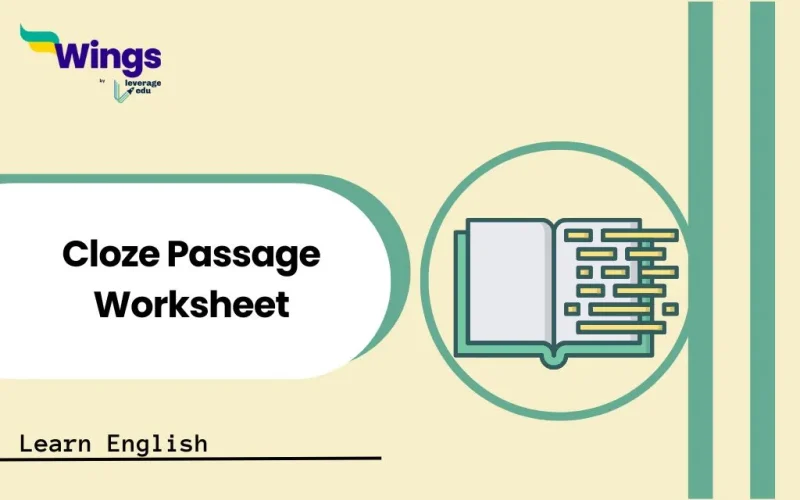 Cloze Passage Worksheet