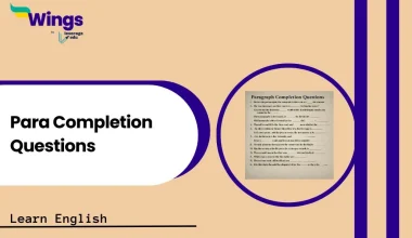 Para Completion Questions