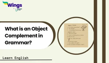 What is an Object Complement