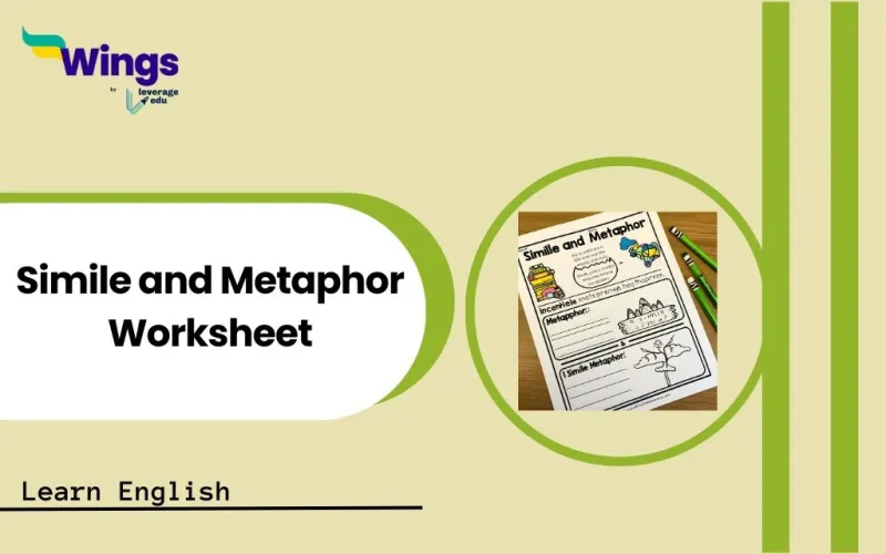 simile and worksheet metaphor worksheet