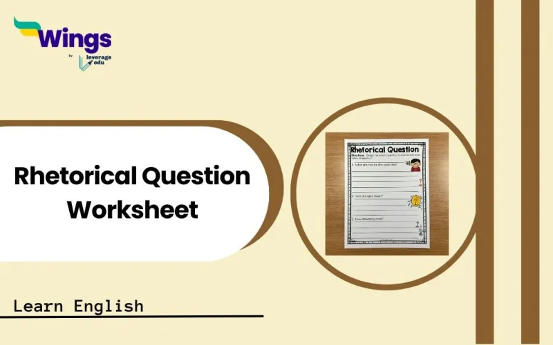Rhetorical Question Worksheet