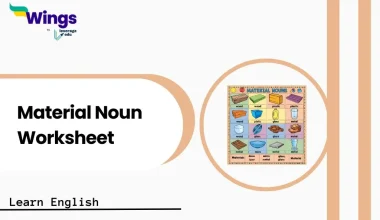 material noun worksheet
