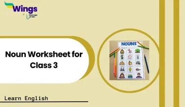 Noun Worksheet for Class 3
