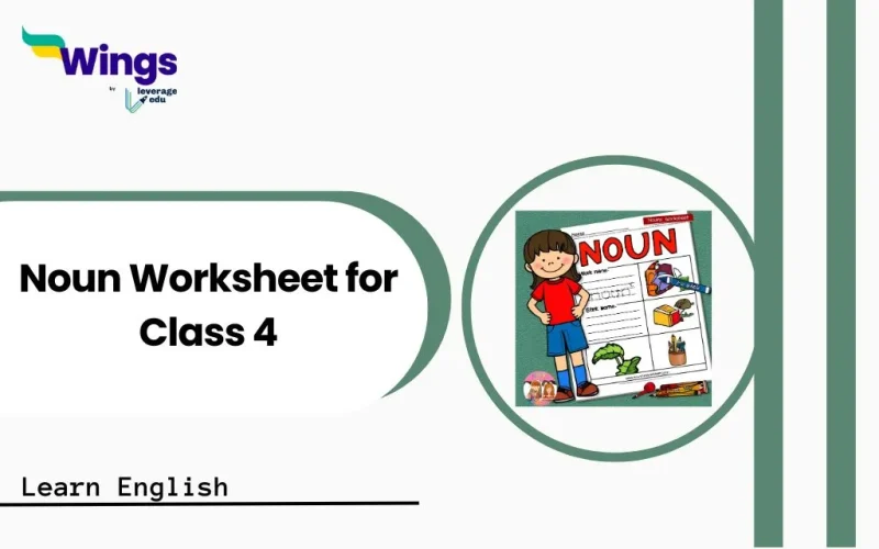 Noun Worksheet for Class 4
