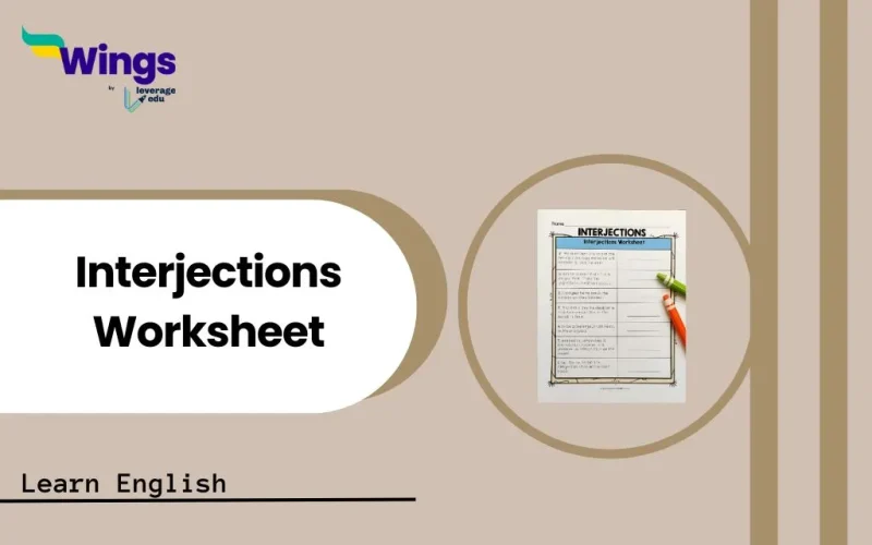 Interjections Worksheet with answers