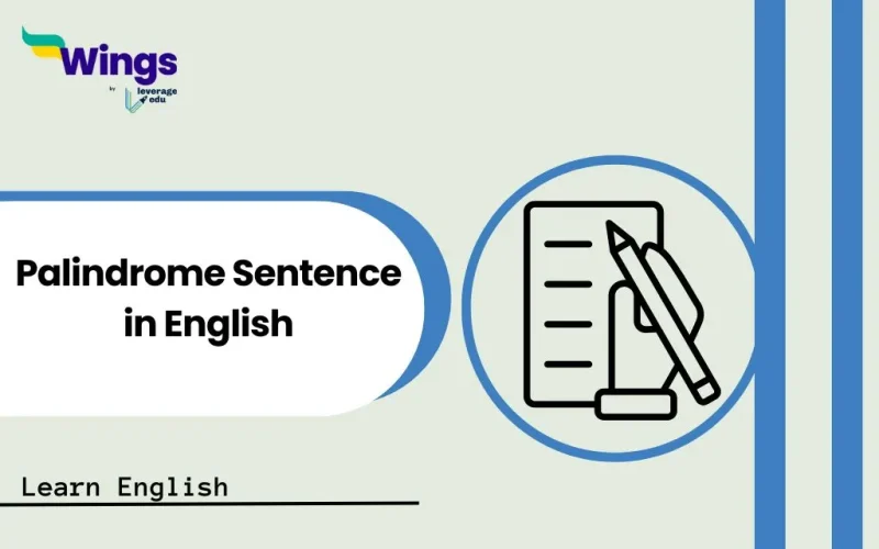 Palindrome Sentence in English
