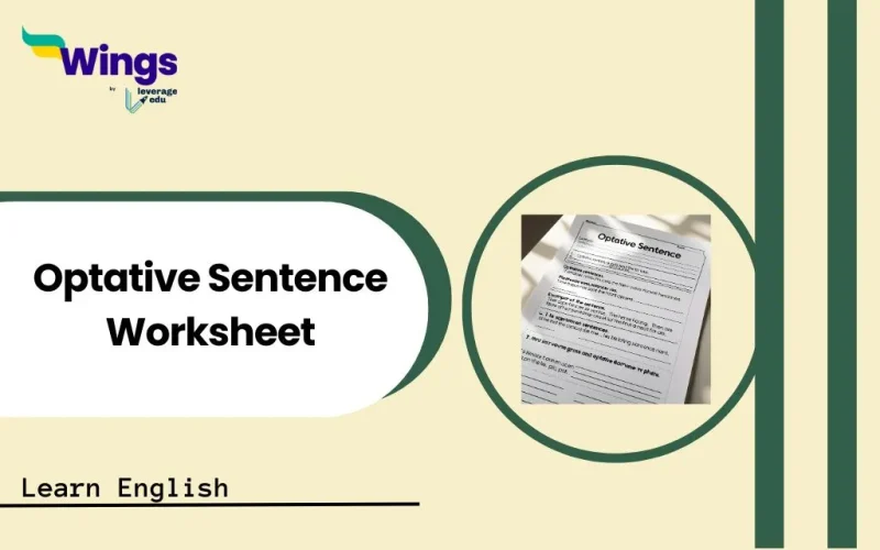 Optative Sentence Worksheet