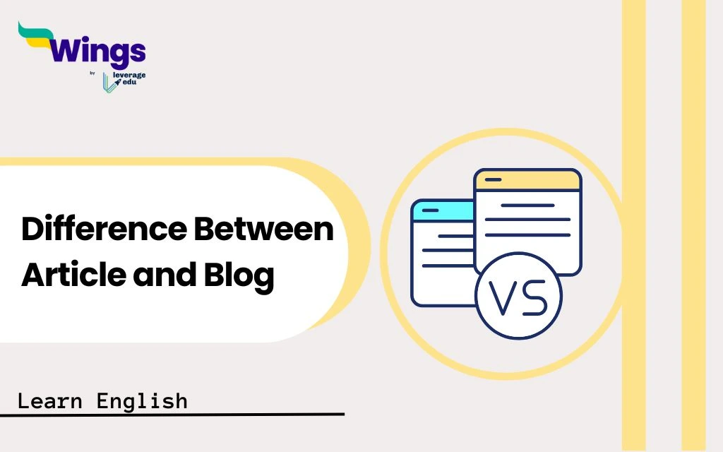 Difference Between Article and Blog