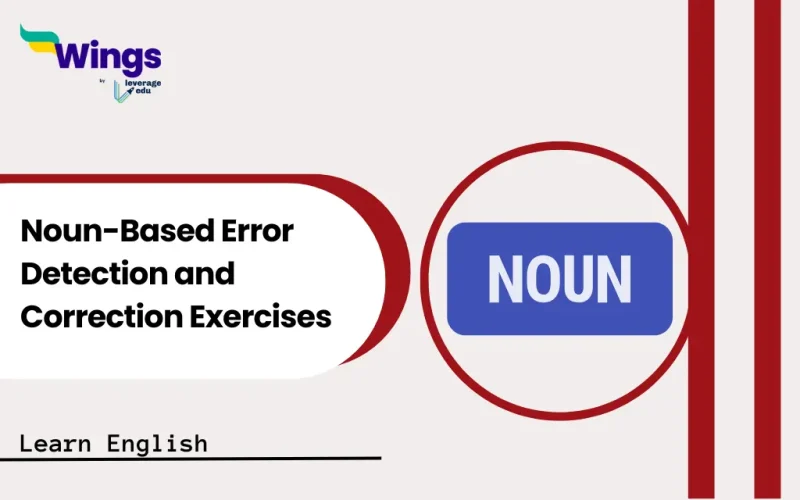 Noun-Based Error Detection and Correction Exercises