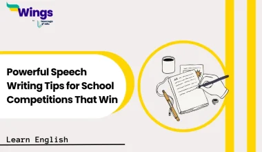Speech Writing Tips for School Competitions