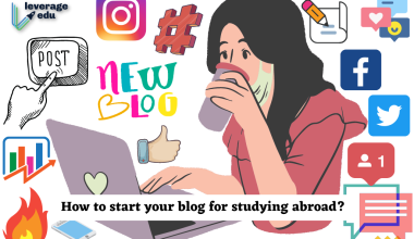 How to start your blog for studying abroad
