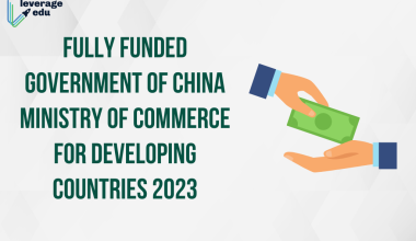 Fully Funded Government of China Ministry of Commerce for Developing Countries 2023
