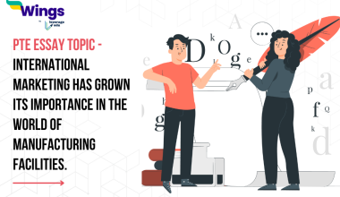 PTE Essay Topic - International marketing has grown its importance in the world of manufacturing facilities.