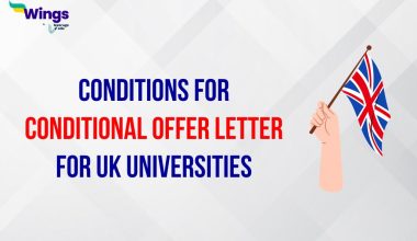 Conditions for Conditional Offer Letter for UK Universities