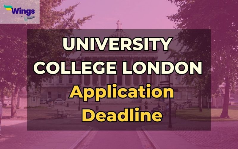 University College London application deadline