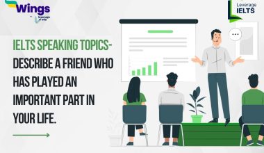 Describe a friend who has played an important part in your life.
