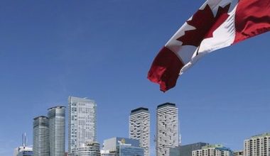 Toronto skyline. Original public domain image from Flickr