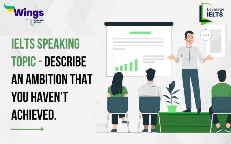 Describe an ambition that you haven’t achieved.