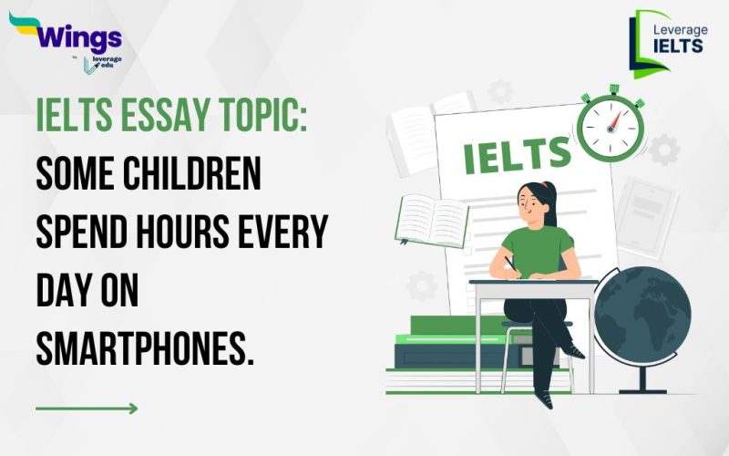 Some children spend hours every day on smartphones.