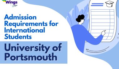 Admission requirements for international students at the University of Portsmouth