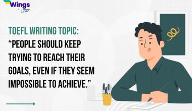 “People should keep trying to reach their goals, even if they seem impossible to achieve.”