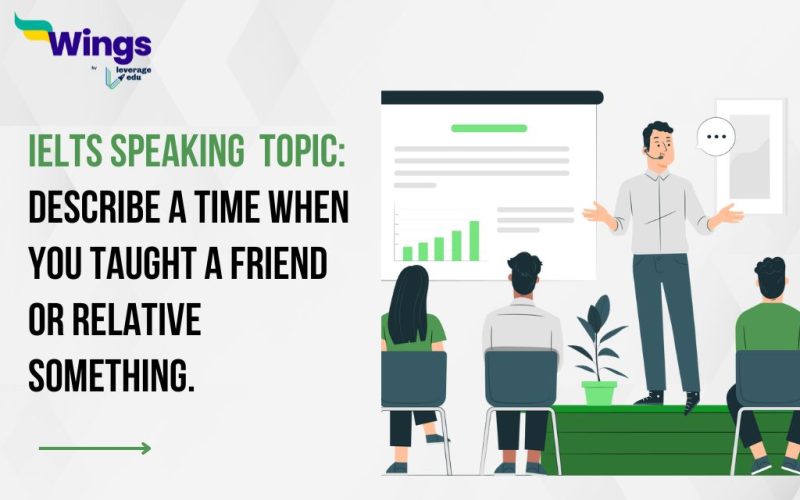 Describe a time when you taught a friend or relative something.