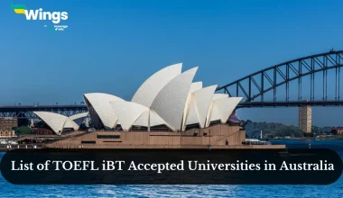 toefl ibt accepted universities in australia
