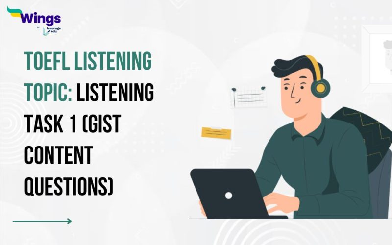 TOEFL Listening: Listening Task 1 (Gist Content Questions)
