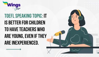 It is better for children to have teachers who are young, even if they are inexperienced.