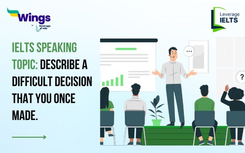 Describe a difficult decision that you once made.