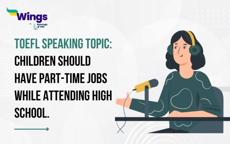 Children should have part-time jobs while attending high school.