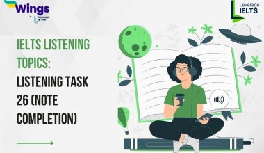 Listening Task 26 (Note Completion)