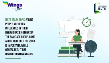 IELTS Essay Topic: Young people are often influenced in their behaviours by others in the same age group. Some argue that peer pressure is important, while others feel it has distinct disadvantages.