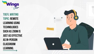 TOEFL Writing Topic: Remote learning using technologies such as Zoom is just as effective as in-person classroom learning.