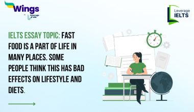 IELTS Daily Essay Topic: Fast food is a part of life in many places. Some people think this has bad effects on lifestyle and diets.