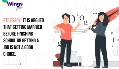 PTE Daily Essay Topic: It is argued that getting married before finishing school or getting a job is not a good choice.