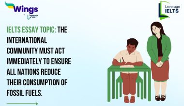 IELTS Daily Essay Topic: The international community must act immediately to ensure all nations reduce their consumption of fossil fuels.