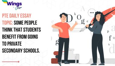 PTE Daily Essay Topic: Some people think that students benefit from going to private secondary schools.