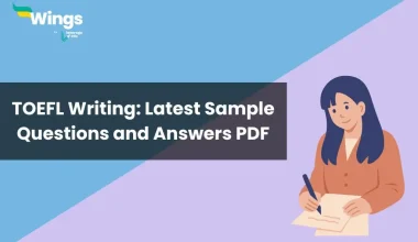 toefl writing sample answers with pdf