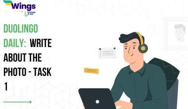 Duolingo Daily Topic: Write about the Photo - Task 1