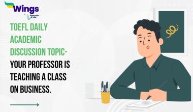TOEFL Daily Academic Discussion Topic- Your professor is teaching a class on business.
