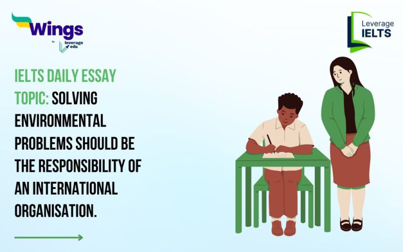 IELTS Daily Essay Topic: Solving environmental problems should be the responsibility of an international organisation.