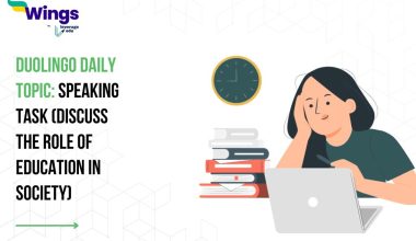 Duolingo Daily Topic: Speaking Task (Discuss the role of education in society)