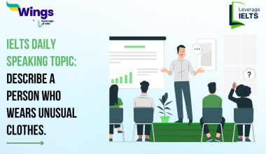 describe someone with unusual clothes