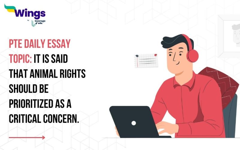 PTE Daily Essay Topic: It is said that animal rights should be prioritized as a critical concern.
